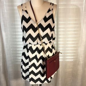 Chevron Sheer Dress